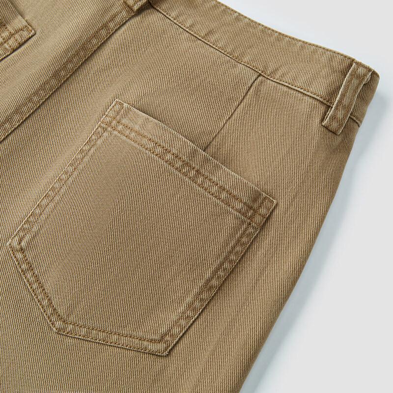 Semir Women's Brushed Pleated Wide-Leg Casual Pants with Belt