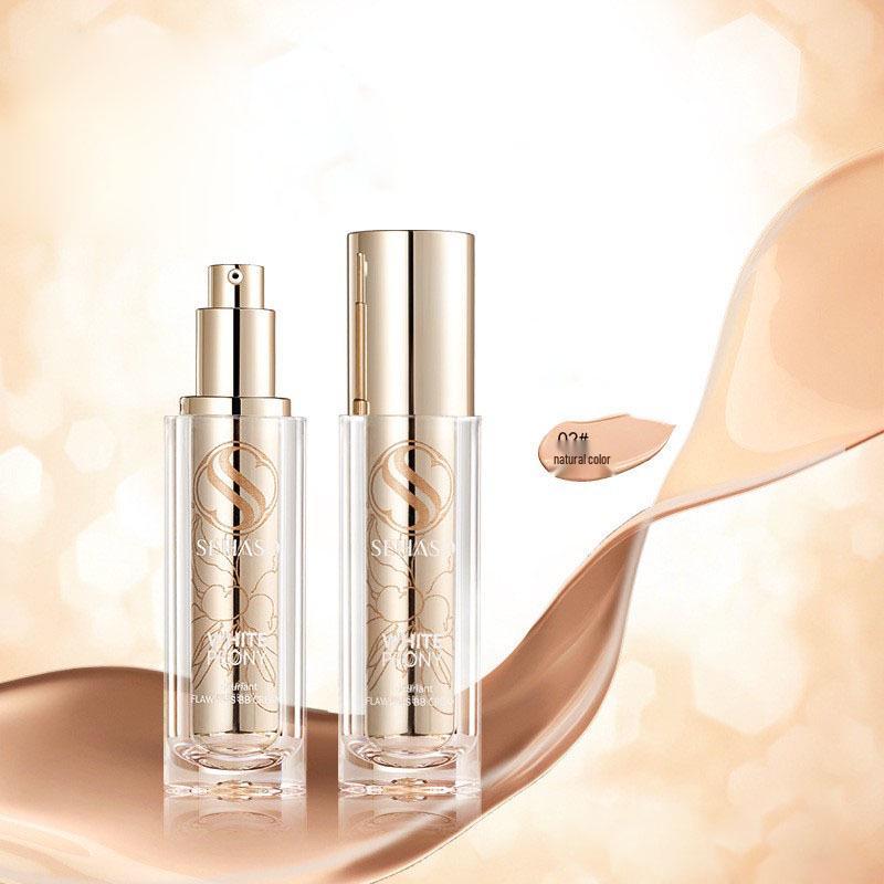 Bai Mudan Luxury Gold BB Cream Foundation: Long-Lasting, Non-Smudging Concealer. 30ml