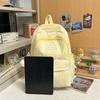 Gestreifter Rucksack Schülerrucksack Schultasche Pendler Rucksack mit großem Fassungsvermögen