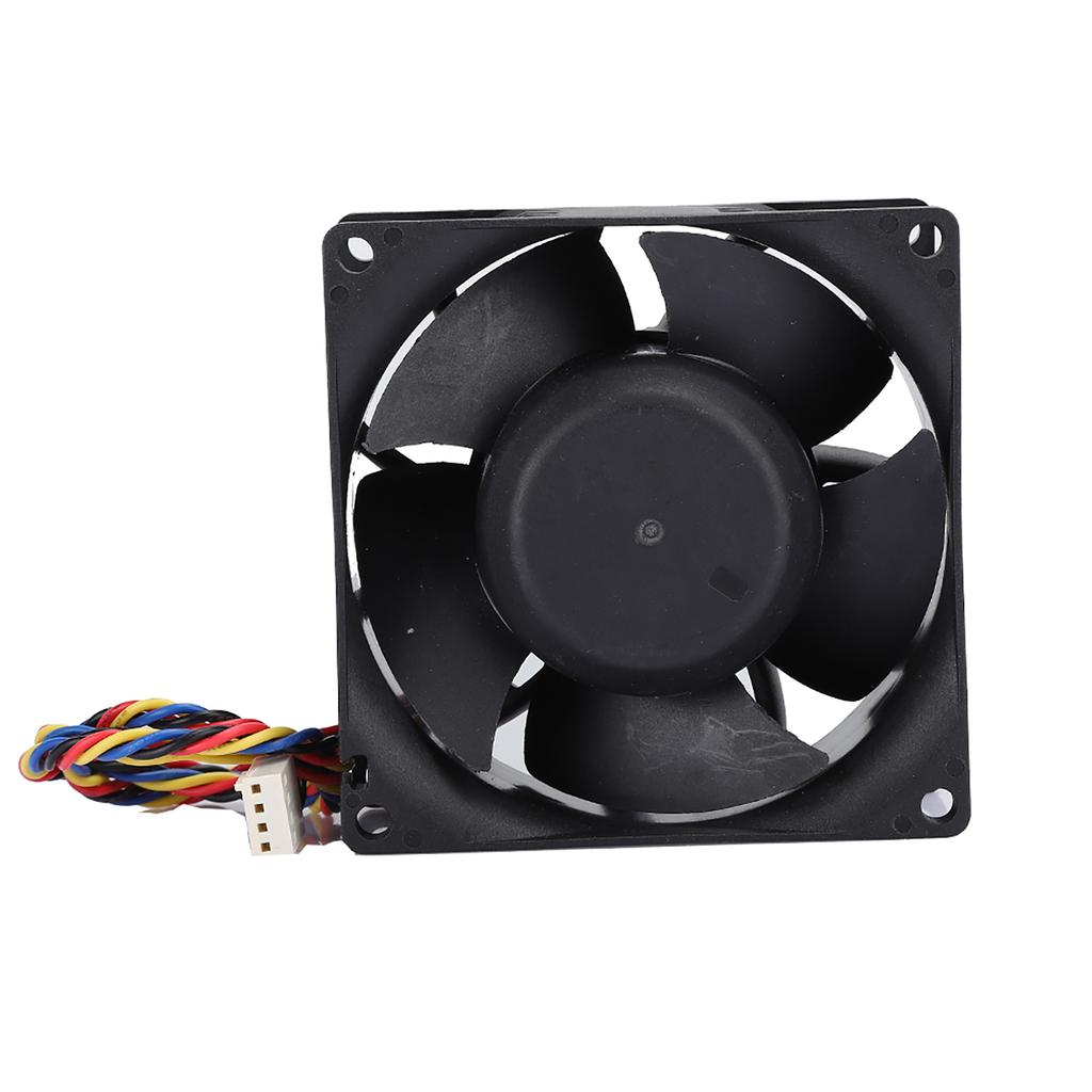 CPU Cooler Dual Ball PWM 4 Wire Computer Chassis Cooling Fan 4900RPM Speed 12V 0.87A