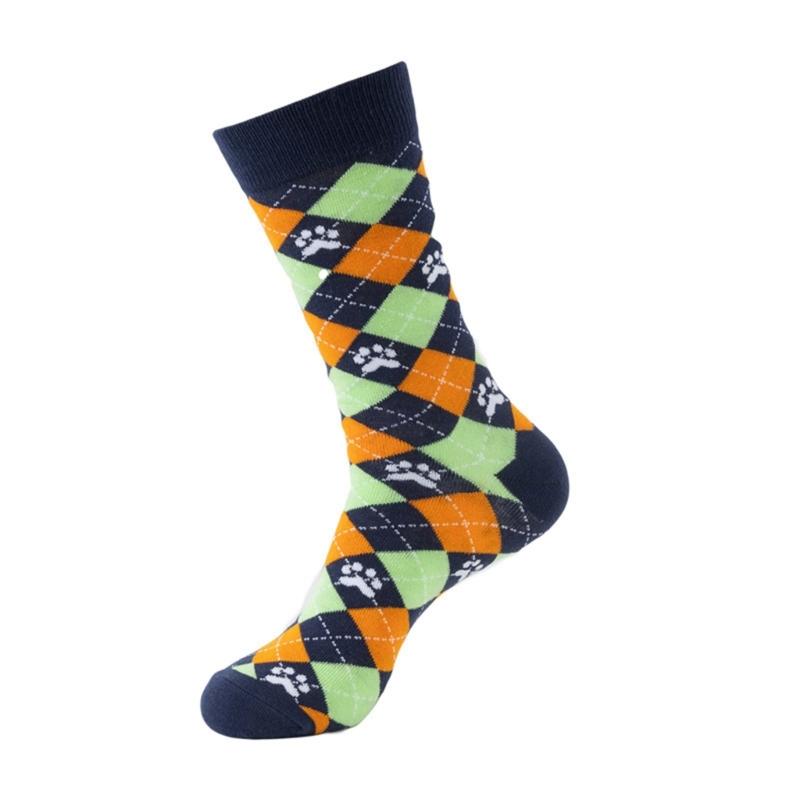 Men's Funny Skull Crew Socks Cartoon Alien Design Cotton Casual Socks Halloween Sock for Hip Hop Parties