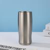 304 Stainless Steel Vacuum Insulated Travel Mug 20oz Oval Car Cup Portable Thermos Office Outdoor Commute