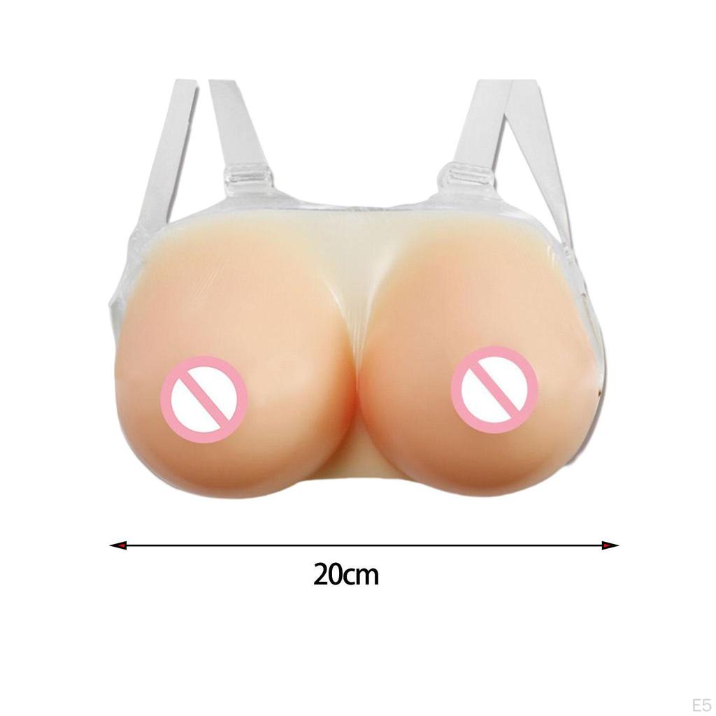 Realistic Silicone Breast Forms Artificial Lightweight Soft Touching Durable for Cross Dresser