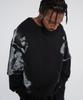 TENER Layered Site Paint Sweatshirt_Black