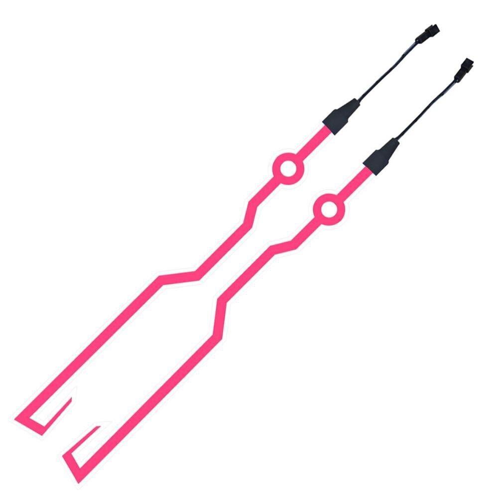 Radfahren Motorradhelm LED Kaltlicht Selbstklebend Reflektierend Leuchtend Aufkleber Streifen Modifiziert Wasserdicht Dekoration