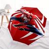Spider-Man Theme Automatic Compact Folding Cute Umbrella - Portable and Durable, 8-Bone Iron Umbrella for All Weather0707062