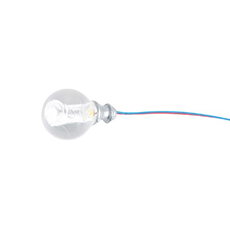 Warmweißes Modell Straßenleuchte 1:87 Maßstab Modell Miniatur Wandlaternen LED Deckenleuchten Beleuchtung Puppenhaus Dekoration