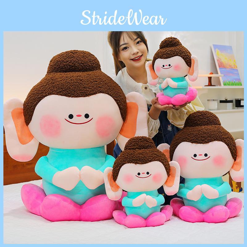 Lotus Buddha Little Plush Toy Cute Doll Girls Kid Room Decoration Birthday Gift