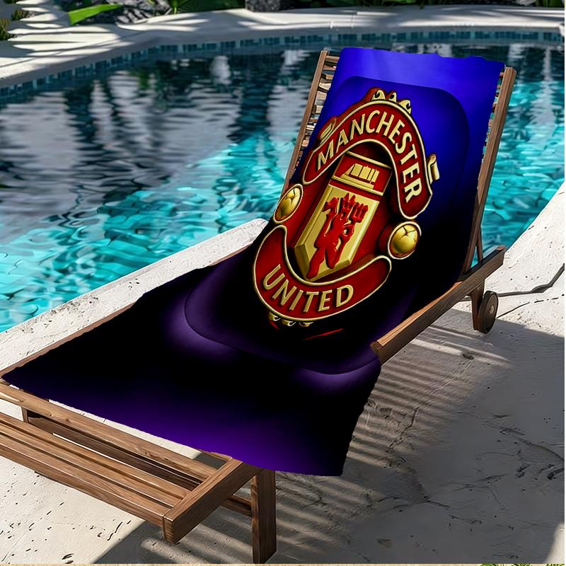 Manchester United F.C Print Beach Towel, Versatile Lightweight Absorbent Beach Towel for Pool Surf Yoga Bathroom, Perfect Birthday Holiday Gift