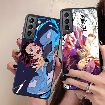 Anime Demon Slayer Coque For Samsung Galaxy S9 S8 S10 S21 S22 S20 Plus Ultra S21fe S10 Lite S10e Note 20 10plus Soft Phone Case