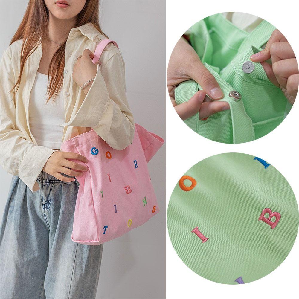 

Student Crossbody Bag Women One-shoulder Bags Large-capacity Shopping Bag Lazy Style Handbag зелёный