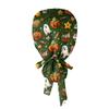 Fashionable Halloween Print Work Cap, Casual Women's Ponytail Cap, Wash Cap, Baotou Cap
