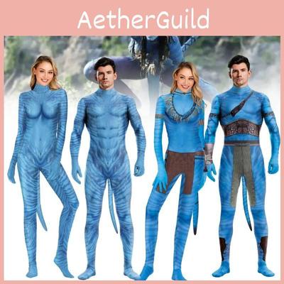 Avatar Inspiriertes Halloween Kostüm Milchseide Body für Fantasy Rollenspiel