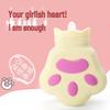 Microwaveable Silicone Paw Hot Water Bottle