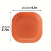 12pcs Reusable Plastic Serving Tray Set, Dishwasher Safe Stackable Appetizer Plates for Snacks Fruits Cakes Party Plates Set