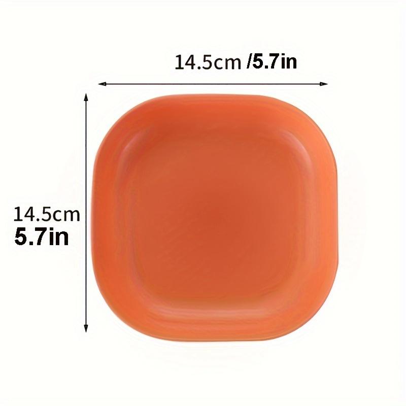 12pcs Reusable Plastic Serving Tray Set, Dishwasher Safe Stackable Appetizer Plates for Snacks Fruits Cakes Party Plates Set