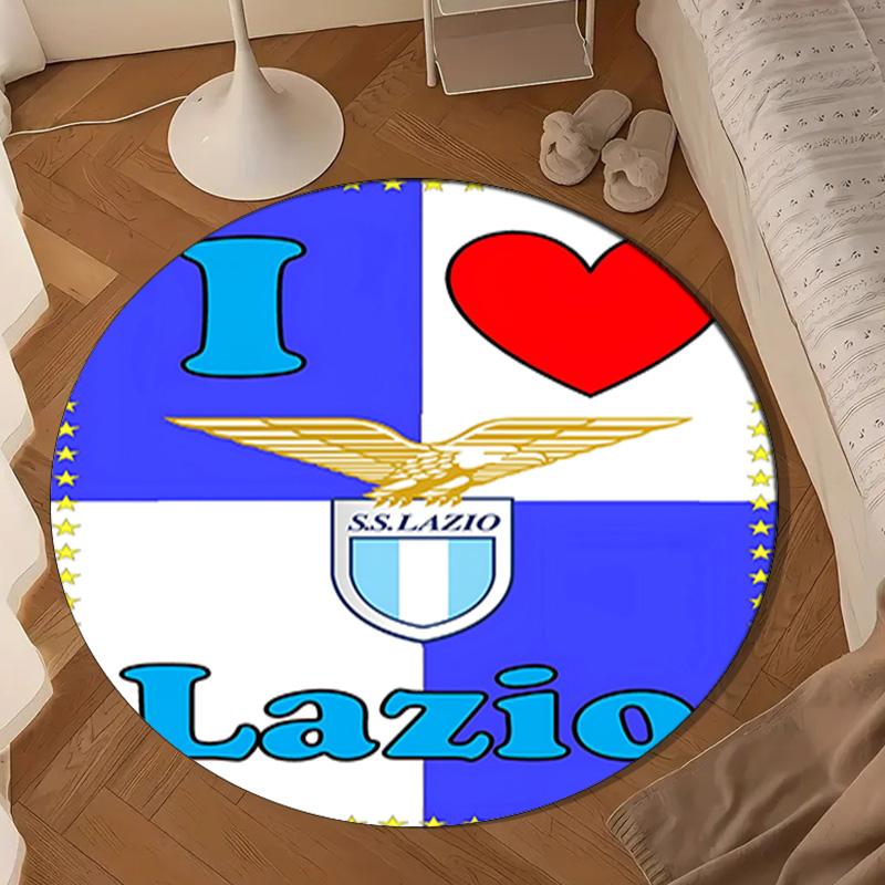 Lazio Football Club Emblem Round mat Home Decor, Chair rug For livingroom,Bedroom, doormat home decor Birthday Gift Christmas Gifts