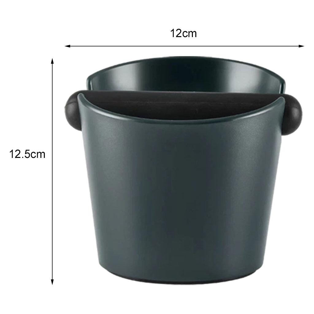 Coffee Knock Box Black Anti Slip Coffee Grind Dump Bin With Detachable Knock Bar Residue Box Coffee Tools Cafe Accessories