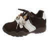 [Su Yinyin] New color~ 8cm inner height increase crescent thick-soled mandarin duck shoelaces sports and leisure shoes women's training shoes