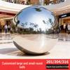Large Mirror Polished Stainless Steel Hollow Ball for Shopping Mall or Courtyard Decoration