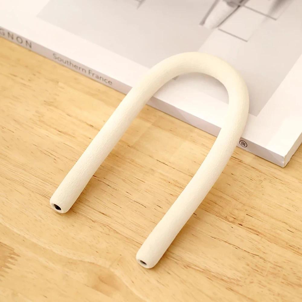 

5 Pcs Creative S Hooks Free Bending Hook for Hanging Bags Free Bending Hook Multi-Function Use As Cupboard Lock and Phone Stand бежевый