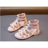 Sandali Romani da Bambina, Sandali Alti con Borchie Primavera Estate Scarpe da Principessa per Bambini
