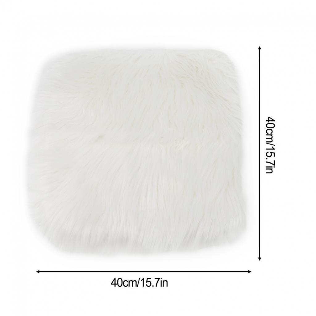 Luxury Soft Square Sheepskin Rug Create a Stylish and Relaxing Atmosphere