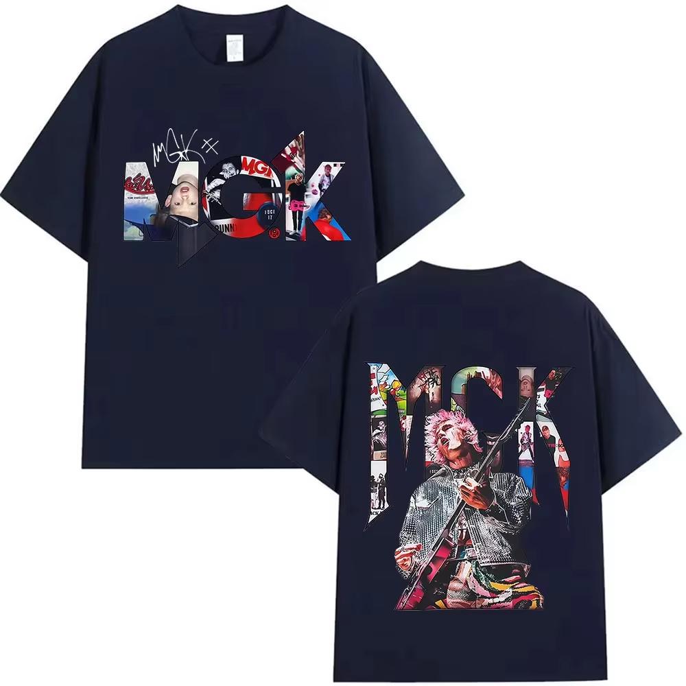 Rapper Machine Gun Kelly Tour Graphic T Shirt Mans Clothing Fans Gift Cotton T Shirts Hip Hop Gothic summer Short Sleeve Top