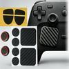 1Set For Controller Carbon Fiber Textured Joystick Cap Button Sticker For Steam Controller 2 Game Controller Stickers