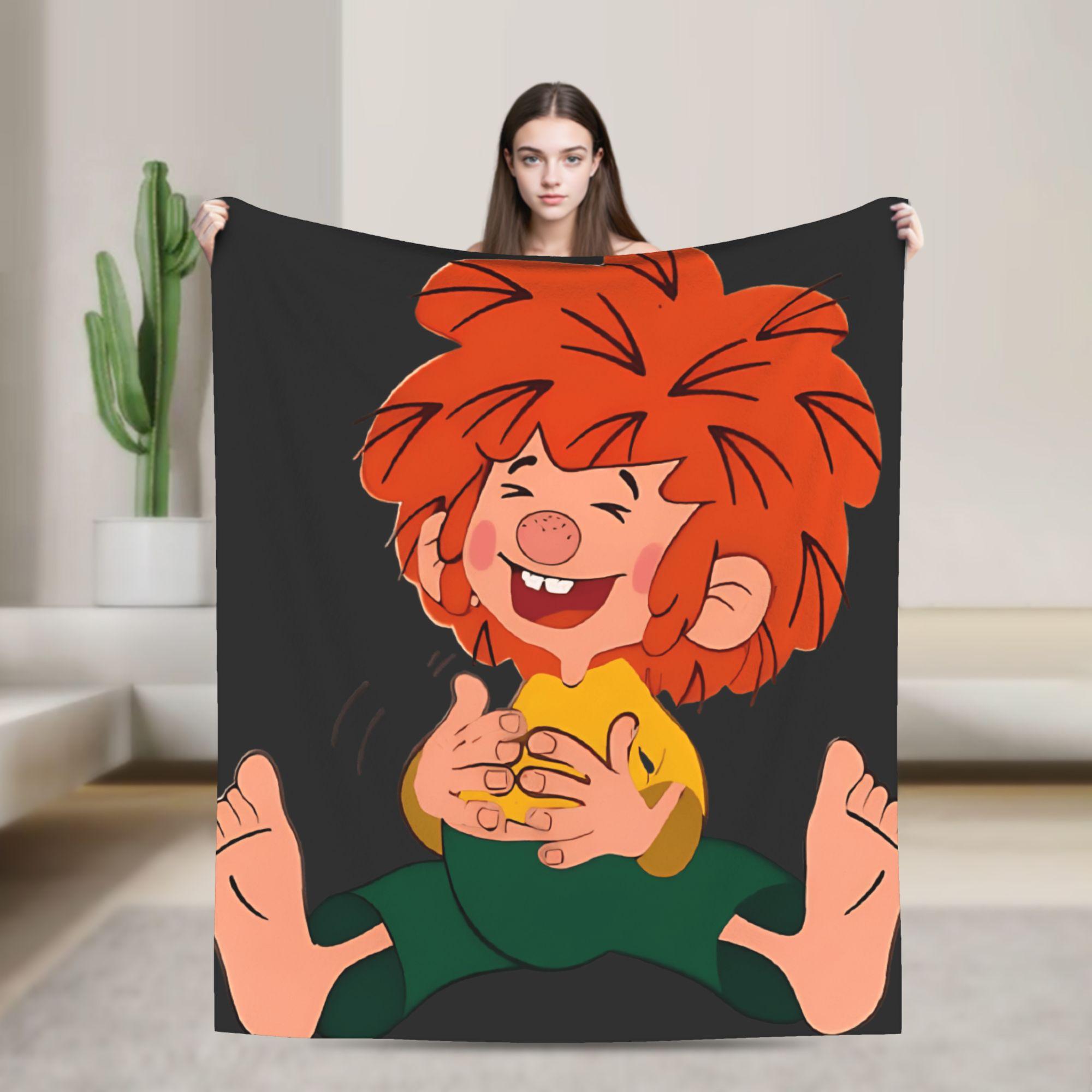 P-Pumuckl Warm Cozy Blanket soccer Fashion Camping Throw Blanket Outdoor Flannel Bedspread Sofa Bed Cover 130x150cm