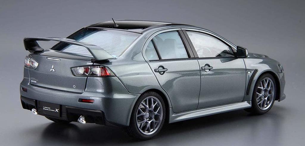 Aoshima Bunka Kyozai The Model Car Series 02 Mitsubishi CZ4A Lancer Evolution Final Edition 2015 Plastic Model (AOSHIMA) 1/24 No.