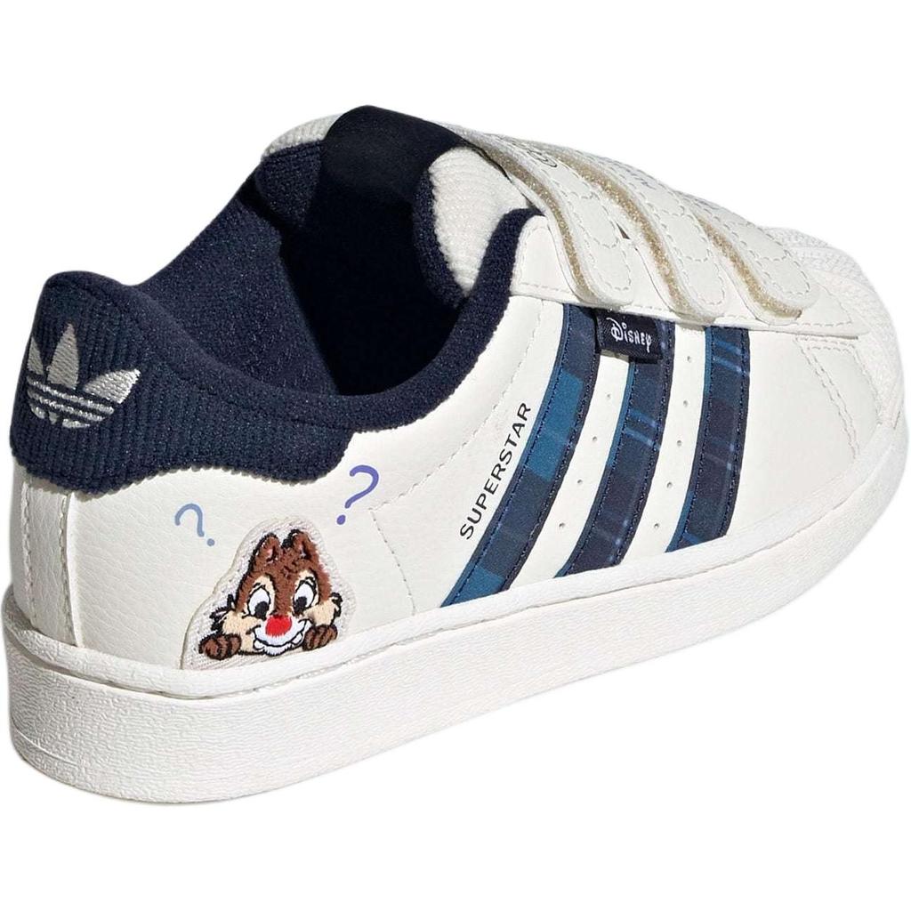 adidas Originals X Disney SUPERSTAR Low Top Kids' Skateboarding Shoes White Gray Kids' IH3500