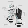 Men Women's Waterproof Winter Ski Gloves Windproof Snowboarding Gloves with Thinsulate Lining for Cold Weather Sports
