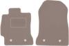 Beige Front Floor Mats For: Subaru BRZ Coupe (2011-)