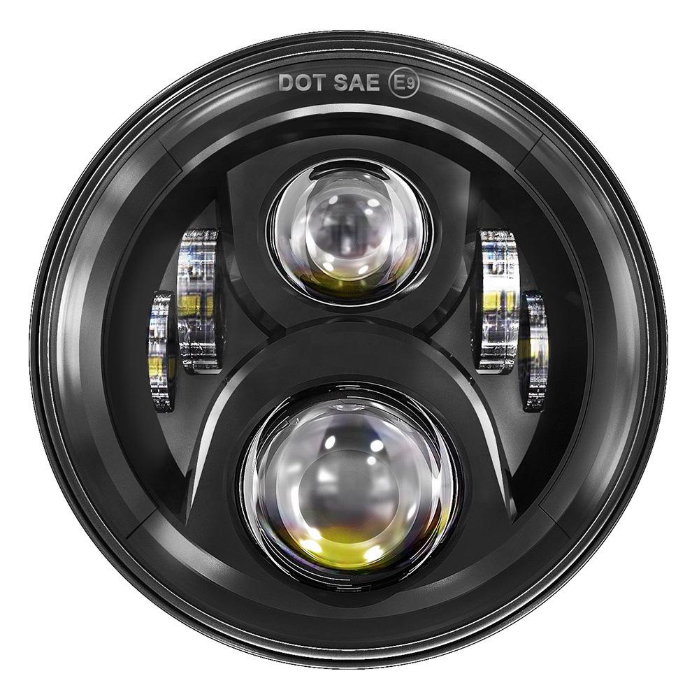 7-inch LED Headlight for Harley, JEEP Wrangler & Motorcycle Modifications - Second Generation