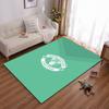 Grüner Teppich mit Manchester United Logo Design für das Wohnzimmer Geeignet für den Einsatz als Antirutsch für Wohnzimmer Schlafzimmer Sofas