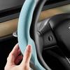 Universal Suede Steering Wheel Cover Auto Interior Non-Slip Wheel Protector Cover for Tesla Model 3 Y Car Decoration Accessories