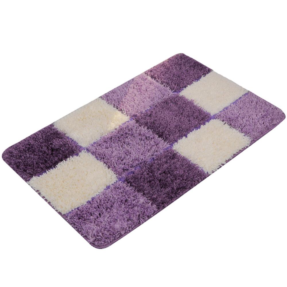 Verdickter Geometrischer Badezimmerteppich Dreiteilige Badezimmer-Bodenmatte Rutschfeste Matte Rechteckige Fußmatte Eingangstür Saugfähige Matte