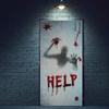 Electrostatic Window Ghost Decal Removable Halloween Bloody Decal  Wall Door