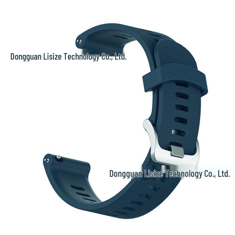 LisiZe Silicone Watch Band Compatible with Garmin Forerunner 245/645, 20MM Official Style