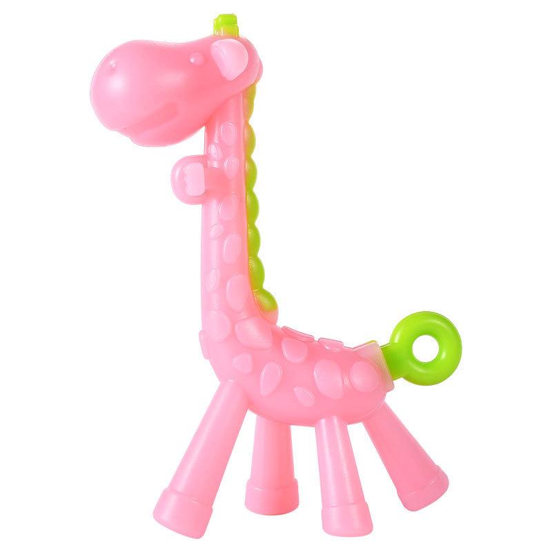 1PCS Baby Silicone Teething Training Toothbrush BPA Free Giraffe Shape Safe Toddle Teether Chew Toys Teethers Soothe Babies Gums