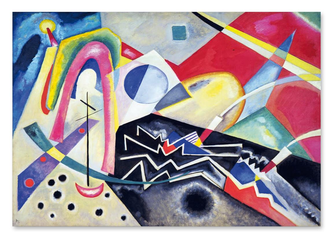 

Плакат Кандинський абстракція 30x40 cm