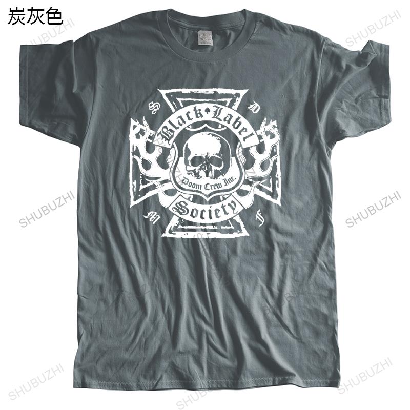 Summer Brand Tshirt Men Cotton T Shirt BLACK LABEL SOCIETY 2 FRUIT OF THE LOOM DTG Fashion Unisex printing Teeshirt