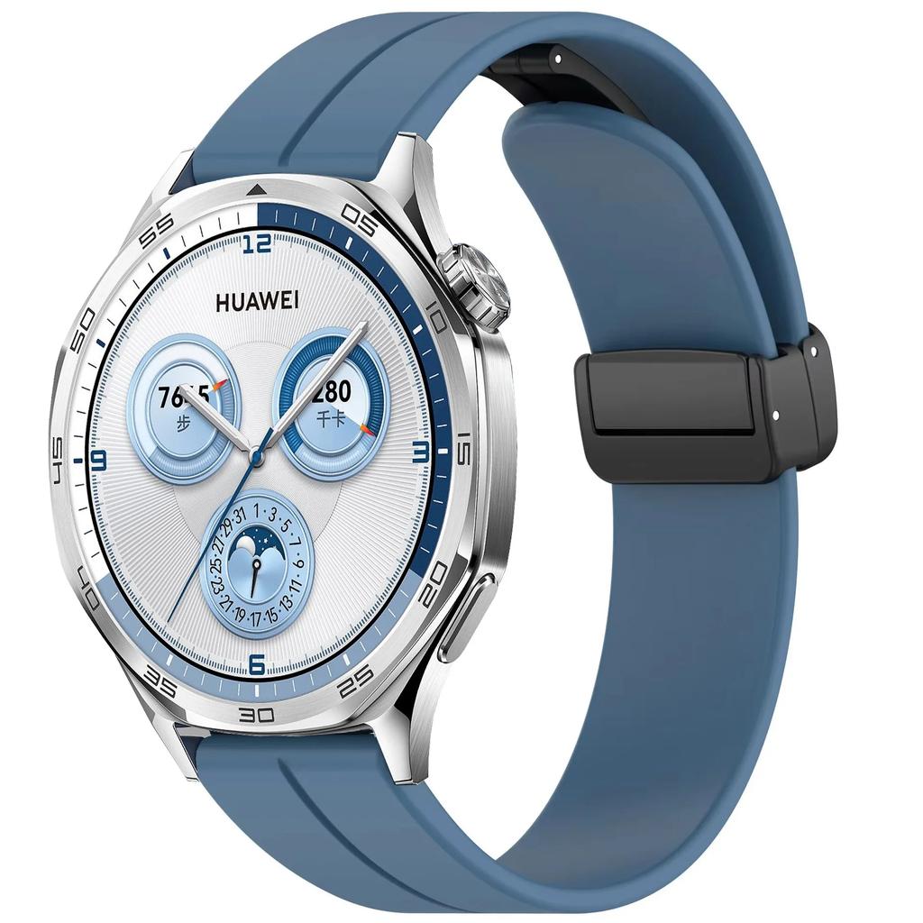20 22mm Magnetic buckle Strap for Huawei Watch GT6/5/4/GT6 Pro 4 3 2 46mm Silicone Bracelet for Amazfit Balance 2/GTR/GTS 4 Band