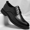 British Style Casual Commuter Shoes Wedding Groom Shoes Leather Shoes Men's Four Seasons 2025