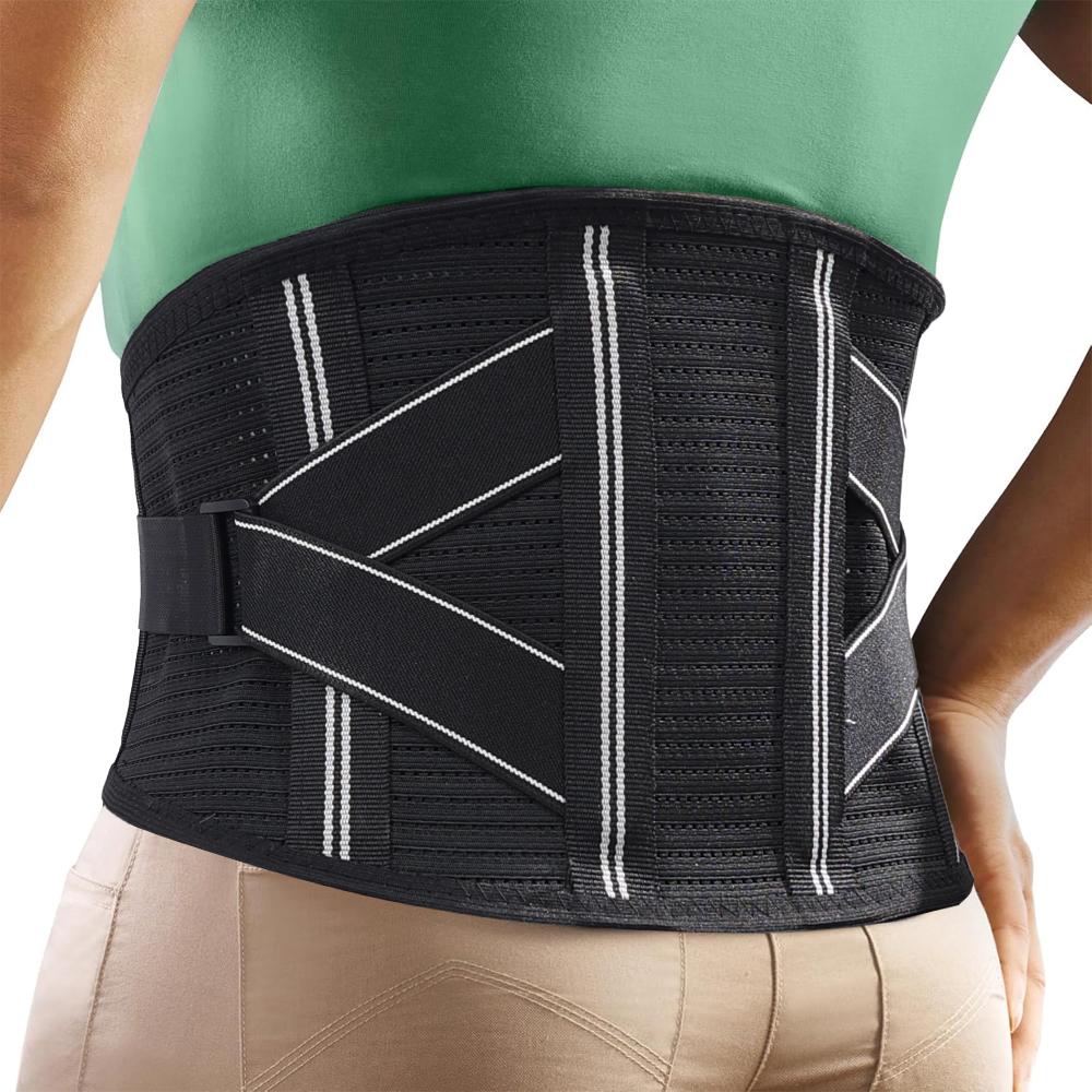 

Back Brace Support Belt-Lumbar Support Back Brace For Back Pain, Sciatica, Scoliosis, Herniated Disc Adjustable Support Straps S