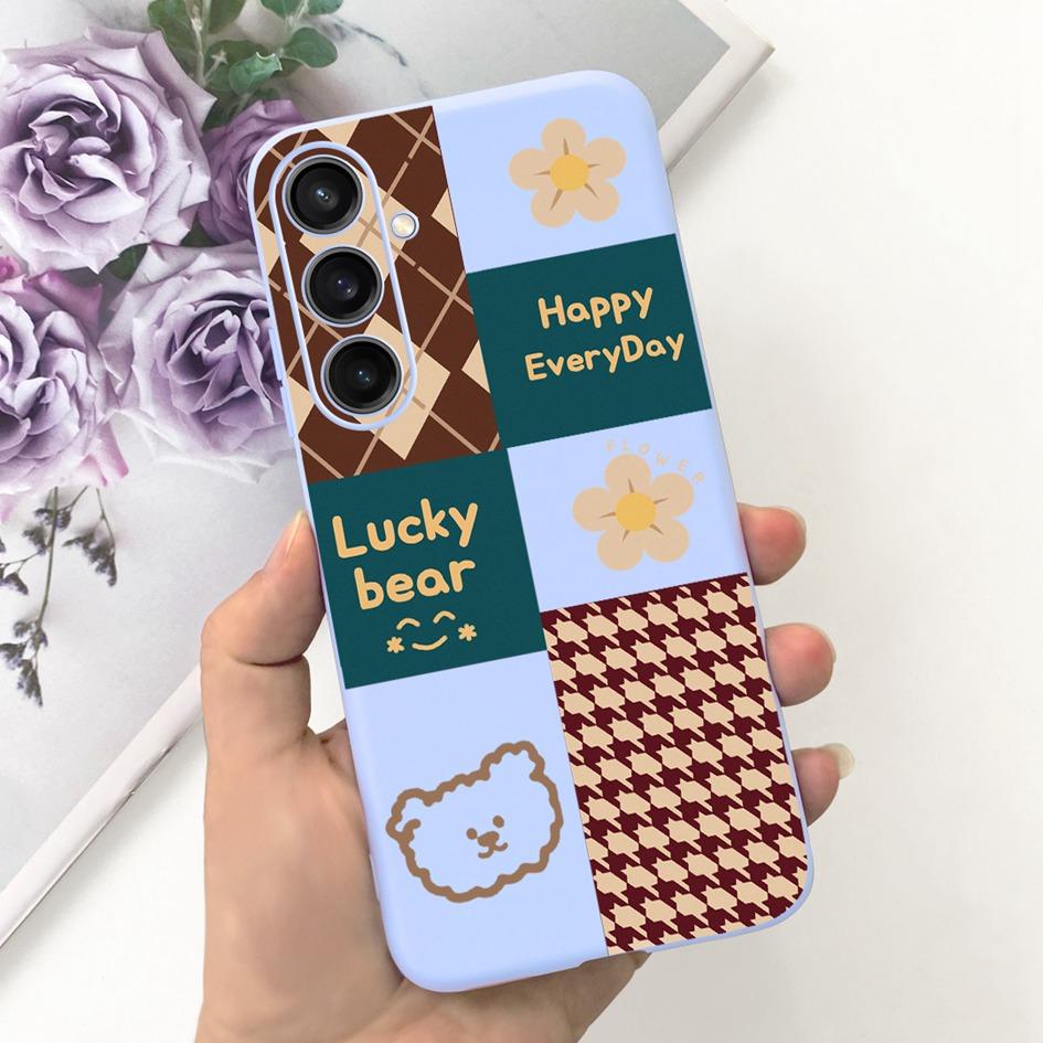For Cover Samsung Galaxy A15 Phone Case Fashion Pattern Soft Silicone Cover For Samsung A15 Hoesje A 15 GalaxyA15 SM-A155F Funda