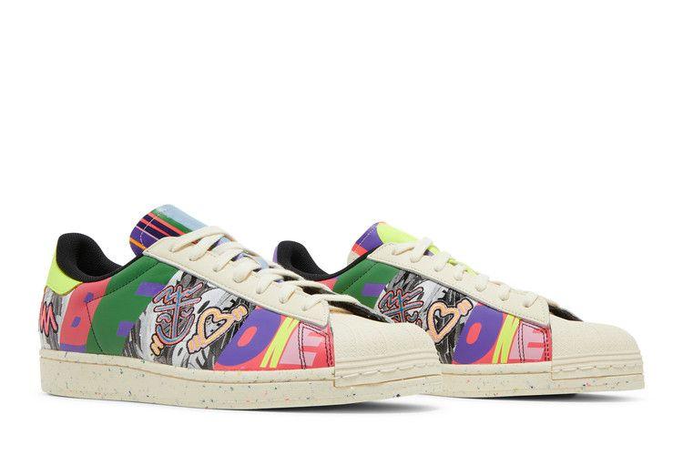 Men's Sneakers Adidas Superstar Kris Andrew Small Pride Collection White/Cream White/Cream White