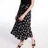 Only 2026 Spring Bow Print A-Line Midi Skirt