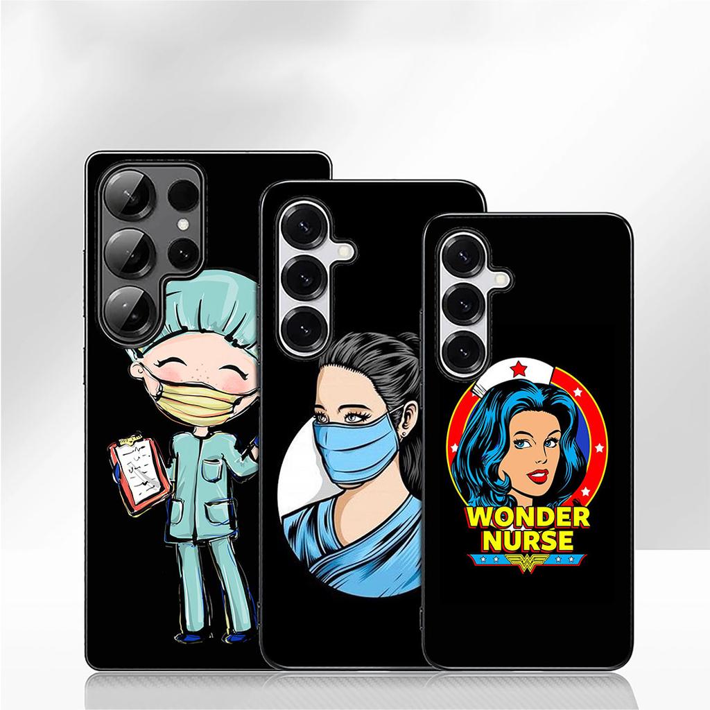 Nurse Queen Doctor Hero Fight Phone Cover Case for Apple iPhone 16 15 14 Plus 13 12 Mini 17 Pro Max + 16E Air 16+ ProMax Casing